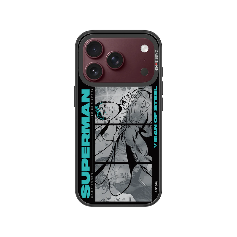 Black Comic Snap-On Phone Case — iPhone 18 Pro — Complete Case Set