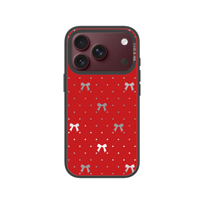 Classic Red Bow Snap-On Case — iPhone 18 Pro — Complete Case Set