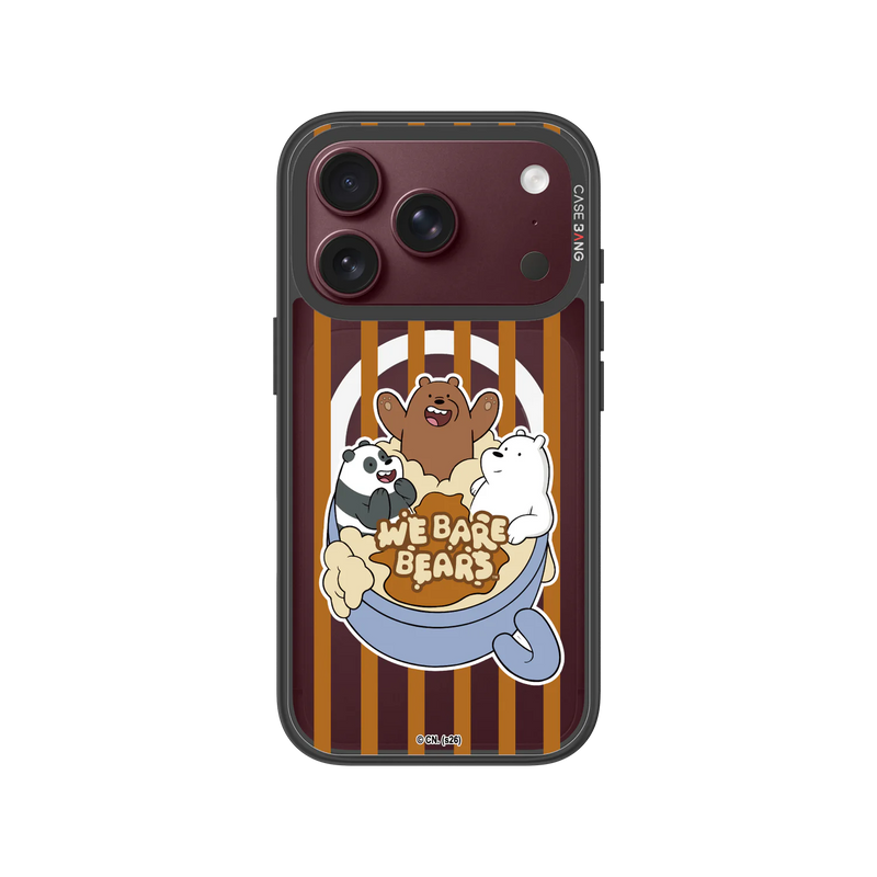 Cup Bear Snap-On Phone Case — iPhone 18 Pro — Complete Case Set
