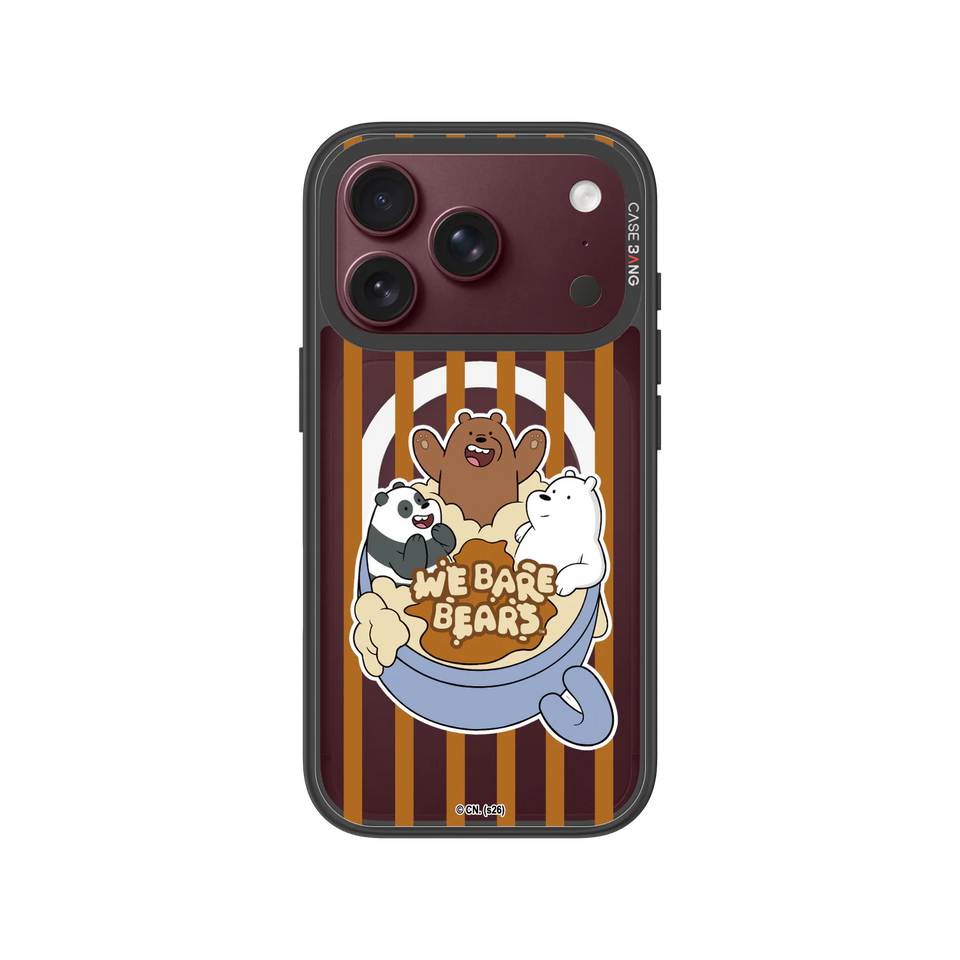 Cup Bear Snap-On Phone Case — iPhone 18 Pro — Complete Case Set