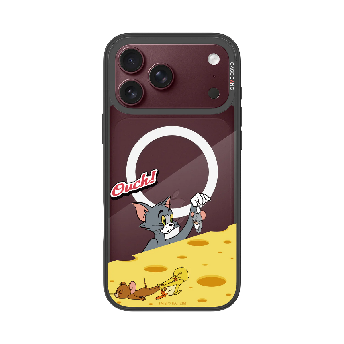 Ouch Cheese Prank Snap-On Phone Case — iPhone 18 Pro Max — Complete Case Set