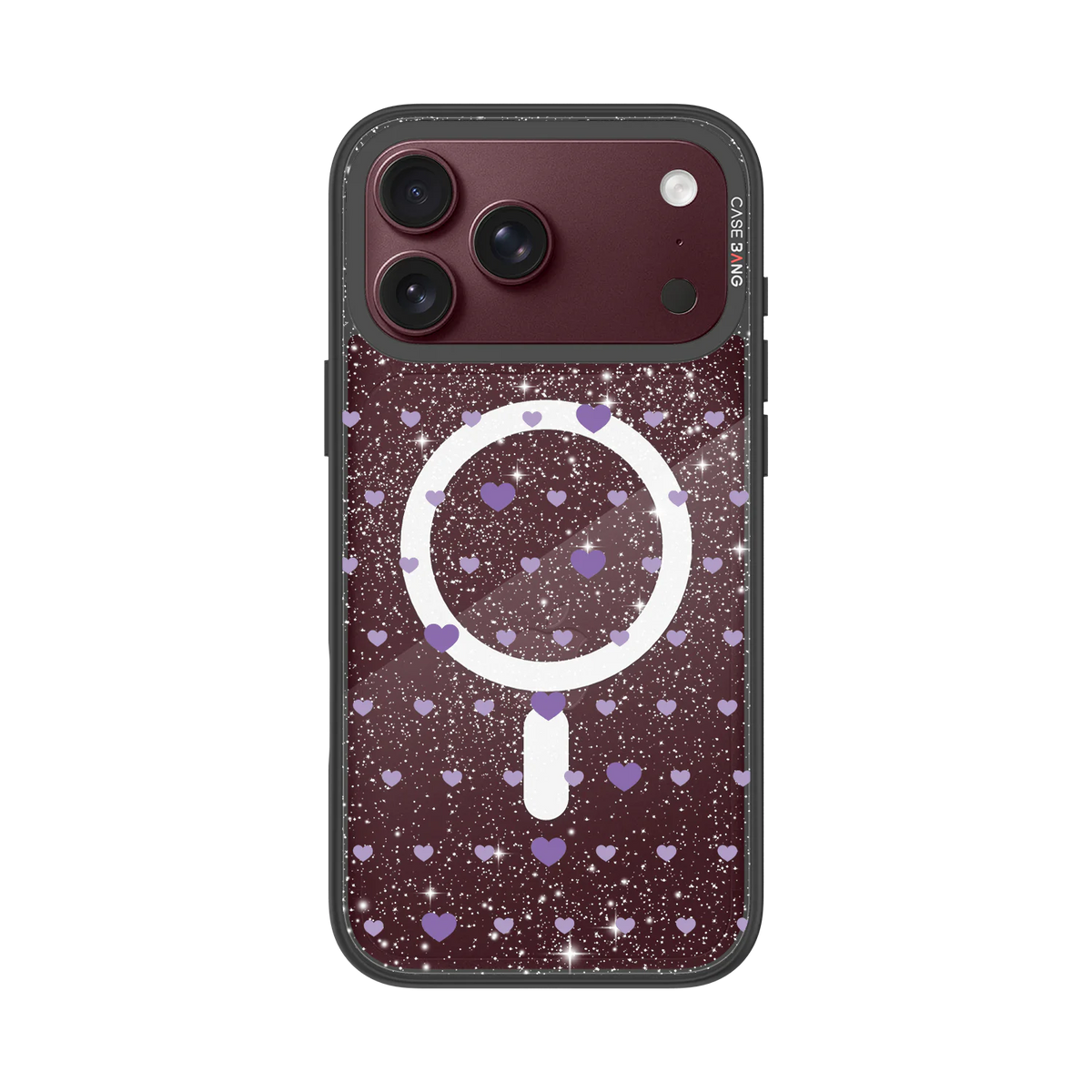 Heart Matrix Snap-On Phone Case — iPhone 18 Pro Max — Complete Case Set