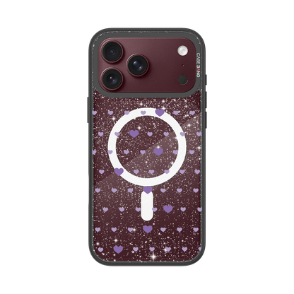 Heart Matrix Snap-On Phone Case — iPhone 18 Pro Max — Complete Case Set