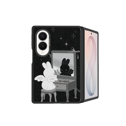Mirror Angel Snap-On Phone Case — Galaxy Z Fold8 — Complete Case Set