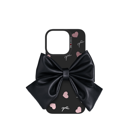 PEACH HEART BOW Imagisnap - CaseBangImagisnapCaseBangiPhone 16 Pro MaxBack Cover