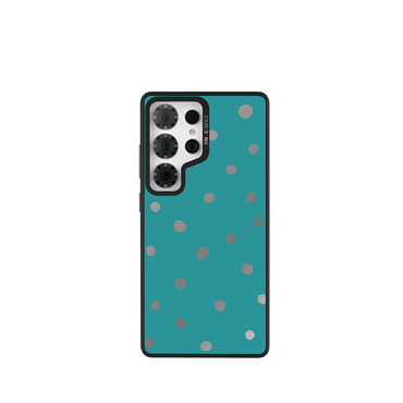 Peacock Green Polka Dots Imagisnap - CaseBangImagisnapCaseBangSamsung S25 UltraBack Cover+Base Case