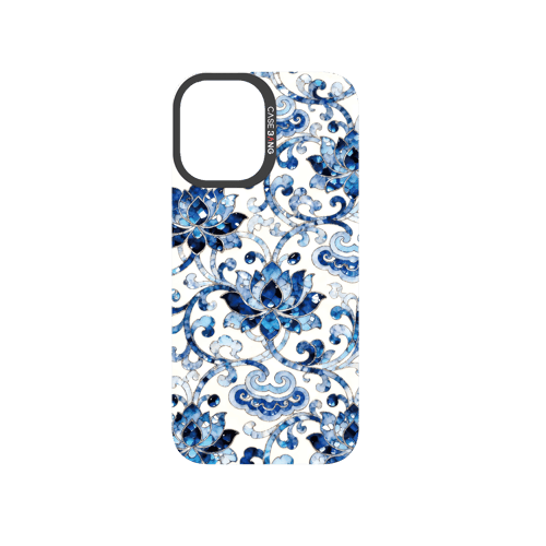 Peerless Beauty Snap - On Cover - CaseBangFritillaria Imagisnap Magsafe CompatibleCaseBangiPhone 17Blue&White Porcelain Elegance