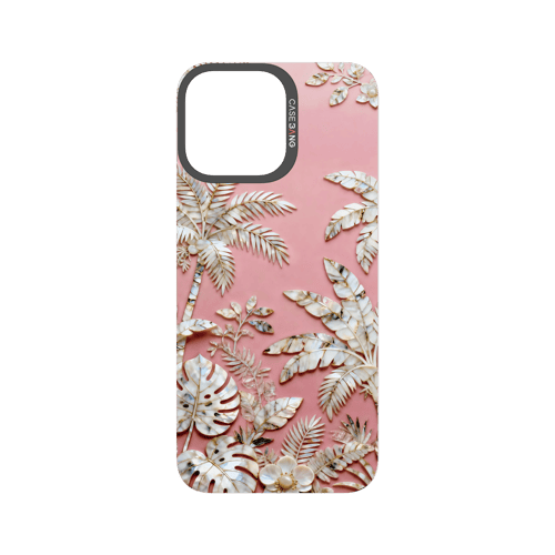 Peerless Beauty Snap - On Cover - CaseBangFritillaria Imagisnap Magsafe CompatibleCaseBangiPhone 16 Pro MaxCoconut Grove Pink Sea