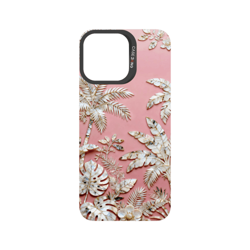 Peerless Beauty Snap - On Cover - CaseBangFritillaria Imagisnap Magsafe CompatibleCaseBangiPhone 14 Pro MaxCoconut Grove Pink Sea
