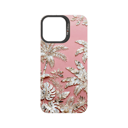 Peerless Beauty Snap - On Cover - CaseBangFritillaria Imagisnap Magsafe CompatibleCaseBangiPhone 14 Pro MaxCoconut Grove Pink Sea