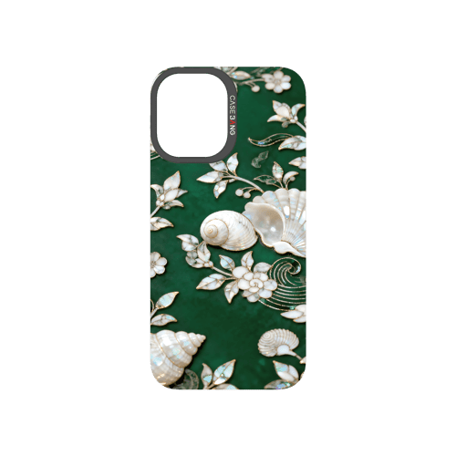 Peerless Beauty Snap - On Cover - CaseBangFritillaria Imagisnap Magsafe CompatibleCaseBangiPhone 16Timeless Blue&Green