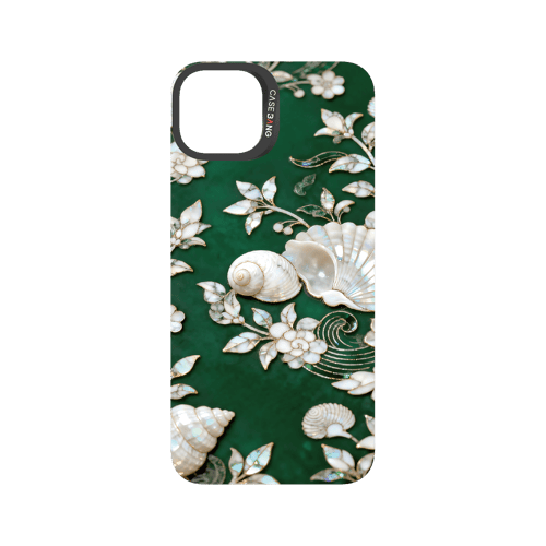 Peerless Beauty Snap - On Cover - CaseBangFritillaria Imagisnap Magsafe CompatibleCaseBangiPhone 15 PlusTimeless Blue&Green