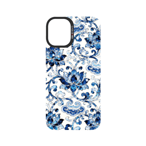 Peerless Beauty Snap - On Cover - CaseBangFritillaria Imagisnap Magsafe CompatibleCaseBangiPhone 16 PlusBlue&White Porcelain Elegance