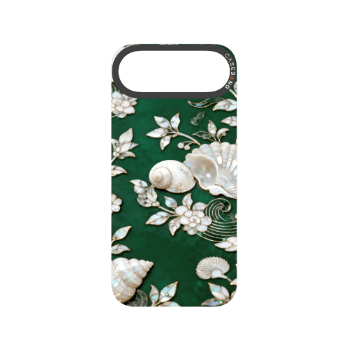 Peerless Beauty Snap - On Cover - CaseBangFritillaria Imagisnap Magsafe CompatibleCaseBangiPhone 17 AirTimeless Blue&Green