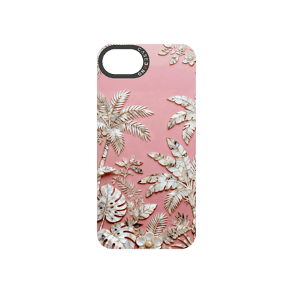 Peerless Beauty Snap - On Cover - CaseBangFritillaria Imagisnap Magsafe CompatibleCaseBangiPhone 16eCoconut Grove Pink Sea