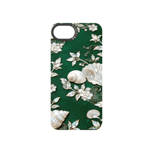 Peerless Beauty Snap - On Cover - CaseBangFritillaria Imagisnap Magsafe CompatibleCaseBangiPhone 16eTimeless Blue&Green