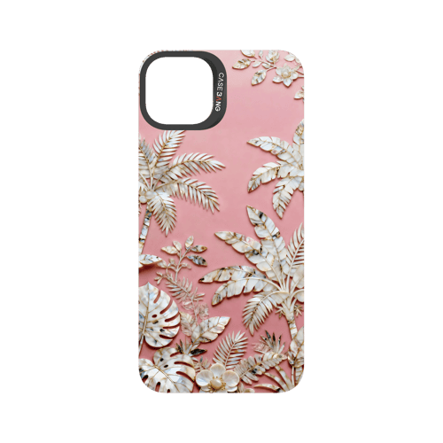 Peerless Beauty Snap - On Cover - CaseBangFritillaria Imagisnap Magsafe CompatibleCaseBangiPhone 15 PlusCoconut Grove Pink Sea