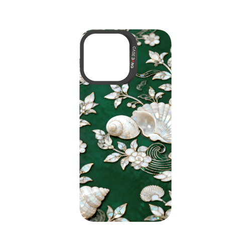 Peerless Beauty Snap - On Cover - CaseBangFritillaria Imagisnap Magsafe CompatibleCaseBangiPhone 14 Pro MaxTimeless Blue&Green