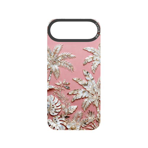 Peerless Beauty Snap - On Cover - CaseBangFritillaria Imagisnap Magsafe CompatibleCaseBangiPhone 17 AirCoconut Grove Pink Sea