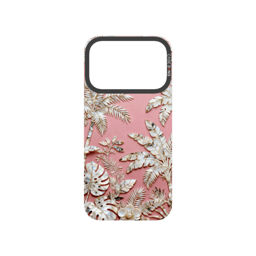 Peerless Beauty Snap - On Cover - CaseBangFritillaria Imagisnap Magsafe CompatibleCaseBangiPhone 17 ProCoconut Grove Pink Sea