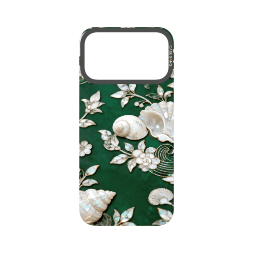 Peerless Beauty Snap - On Cover - CaseBangFritillaria Imagisnap Magsafe CompatibleCaseBangiPhone 17 Pro MaxTimeless Blue&Green