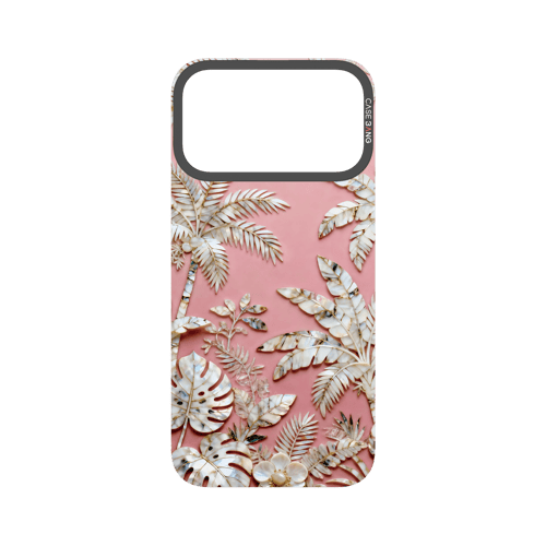 Peerless Beauty Snap - On Cover - CaseBangFritillaria Imagisnap Magsafe CompatibleCaseBangiPhone 17 Pro MaxCoconut Grove Pink Sea