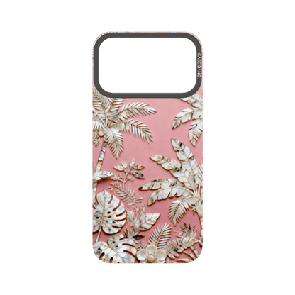 Peerless Beauty Snap - On Cover - CaseBangFritillaria Imagisnap Magsafe CompatibleCaseBangiPhone 17 Pro MaxCoconut Grove Pink Sea