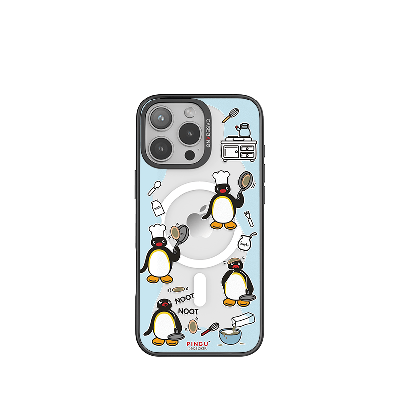 Pingu Cooking Imagisnap - CaseBangImagisnapCaseBangiPhone 16 Pro MaxBack Cover+Base Case