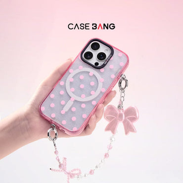 Pink Bow Hand - carried Charm - CaseBangHand - carried CharmCaseBang