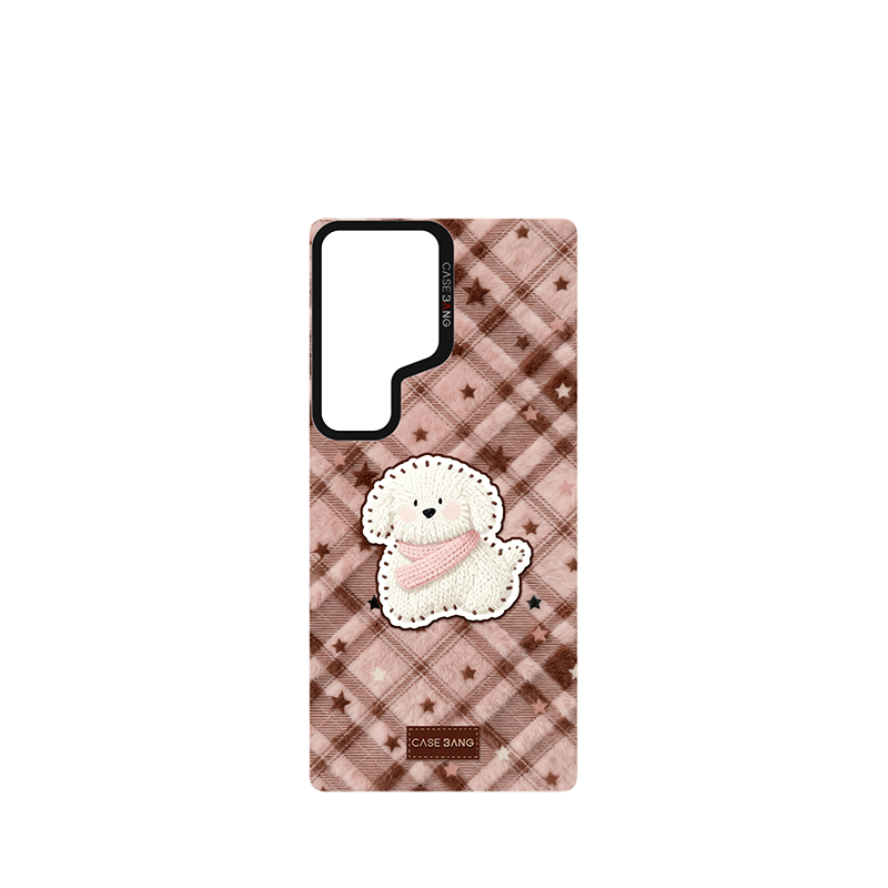 Pink - Brown Puppy Imagisnap - CaseBangImagisnapCaseBangSamsung S25 UltraBack Cover