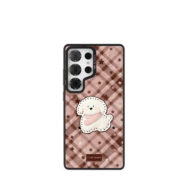 Pink - Brown Puppy Imagisnap - CaseBangImagisnapCaseBangSamsung S25 UltraBack Cover+Base Case