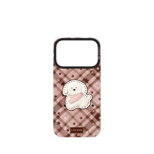 Pink - Brown Puppy Imagisnap - CaseBangImagisnapCaseBangiPhone 17 Pro MaxBack Cover