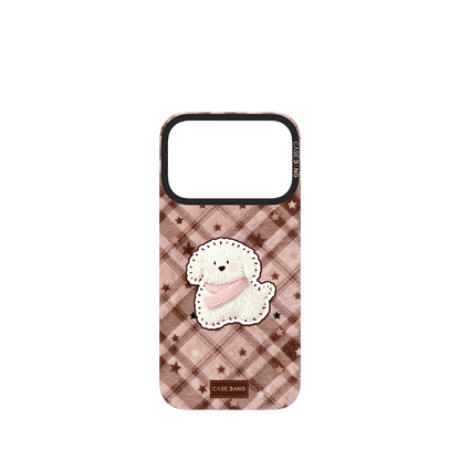 Pink - Brown Puppy Imagisnap - CaseBangImagisnapCaseBangiPhone 17 Pro MaxBack Cover