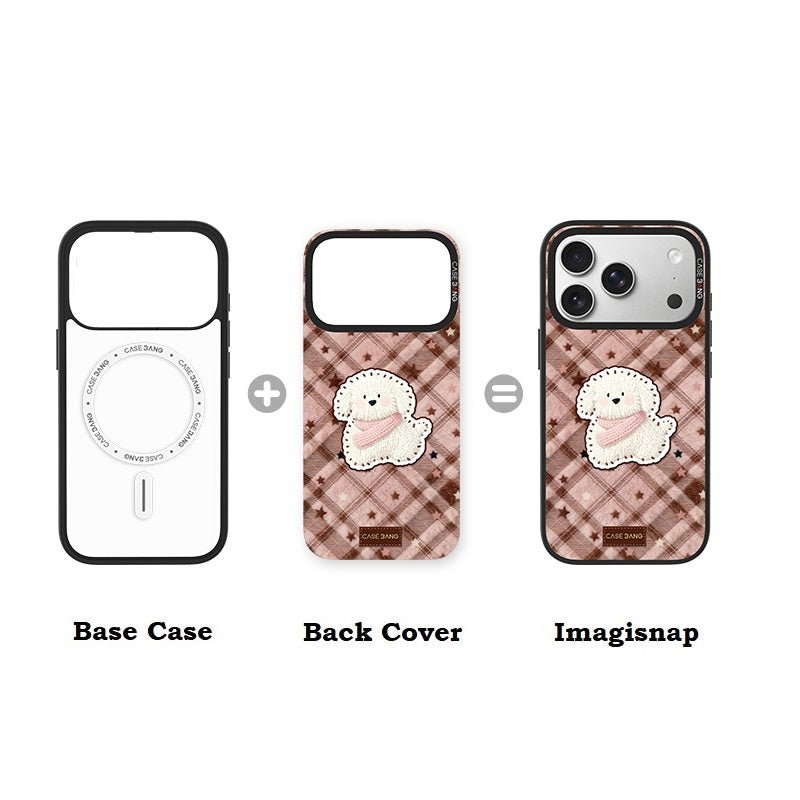 Pink - Brown Puppy Imagisnap - CaseBangImagisnapCaseBangSamsung S25 UltraBack Cover