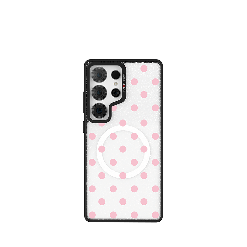 Pink Polka Dots Imagisnap - CaseBangImagisnapCaseBangSamsung S25 UltraBack Cover+Base Case