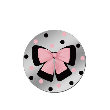 POLKA DOTS BOW Magsafe Grip Stand - CaseBangMagsafe Grip StandCaseBangBack Cover