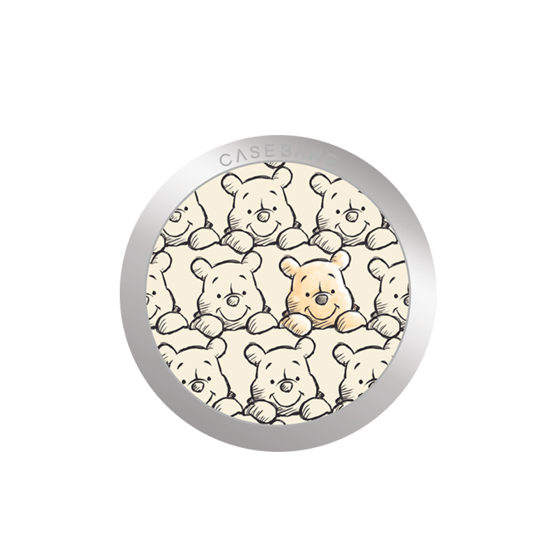 Pooh Staring MagSafe Grip Stand - CaseBangMagsafe Grip StandCaseBangBack Cover