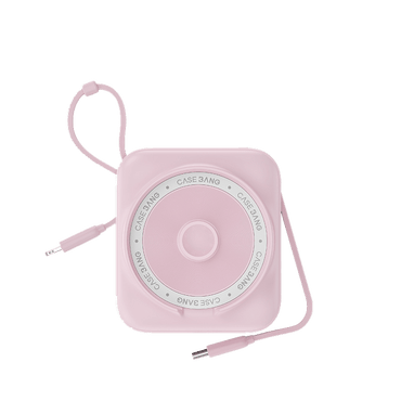 Power Bank With Build - in 2 Cables - CaseBangPower BankCaseBangPink