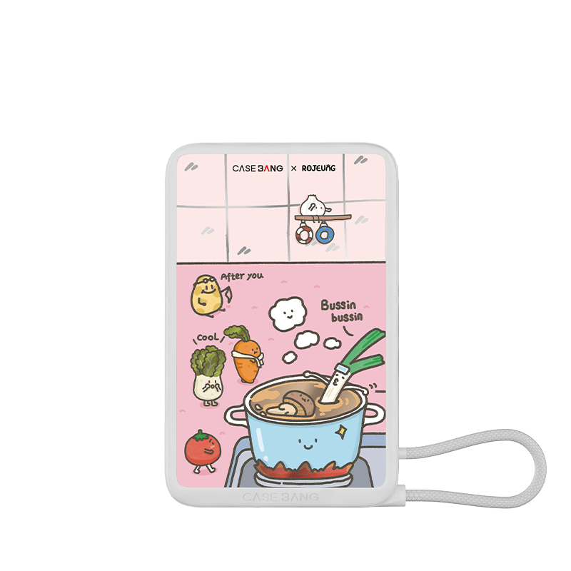 Power Bank with Built - in Cable - CaseBangPower BankCaseBangHot Pot Party