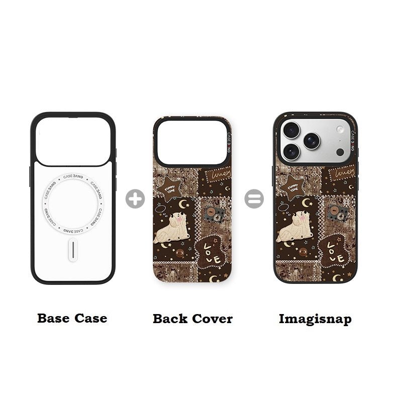 Puppy Hot Chocolate Imagisnap - CaseBangImagisnapCaseBangSamsung S25 UltraBack Cover+Base Case