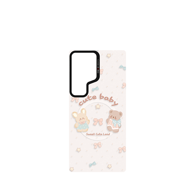 Rabbit And Bear Imagisnap - CaseBangImagisnapCaseBangSamsung S25 UltraBack Cover