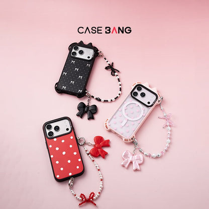Red Bow Phone Charm - CaseBangPhone CharmCaseBang