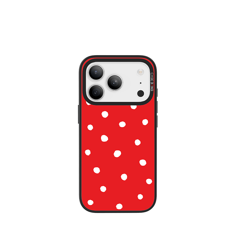 Red Polka Dots Imagisnap - CaseBangImagisnapCaseBangiPhone 17 ProBack Cover