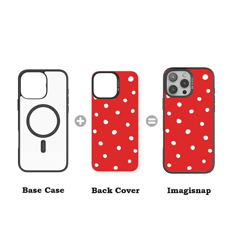 Red Polka Dots Imagisnap - CaseBangImagisnapCaseBangiPhone 16 Pro MaxBack Cover+Base Case