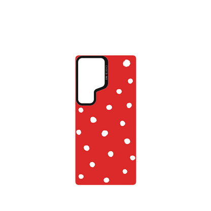 Red Polka Dots Imagisnap - CaseBangImagisnapCaseBangSamsung S25 UltraBack Cover