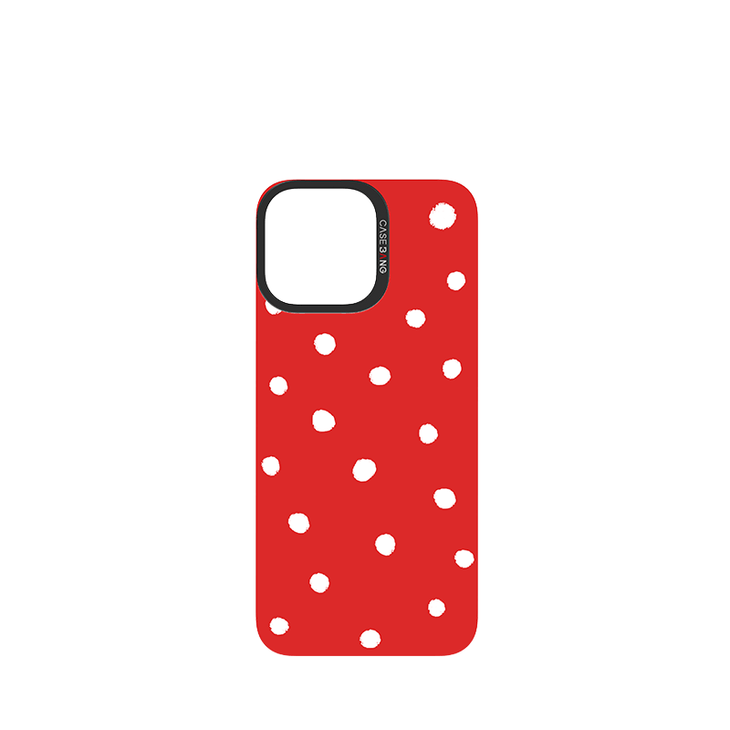 Red Polka Dots Imagisnap - CaseBangImagisnapCaseBangiPhone 16 Pro MaxBack Cover
