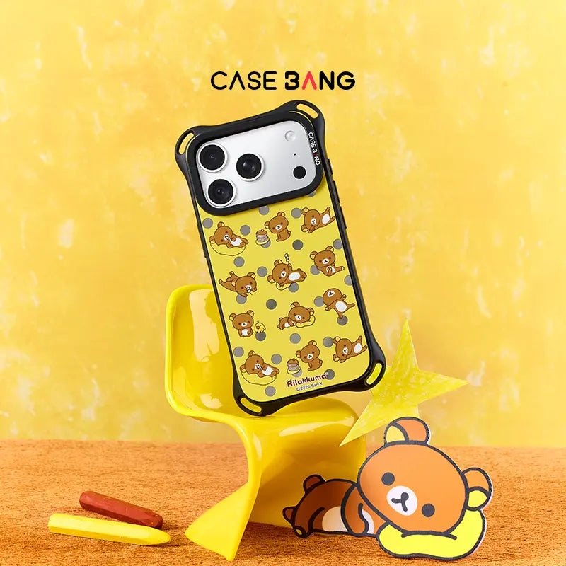 Rilakkuma Snap-On Phone Case dots lifestyle image