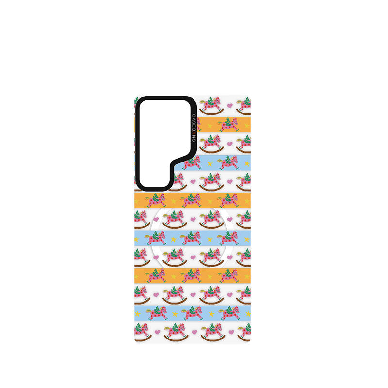 Rocking Horse Snap - On Phone Case - CaseBangClear ImagiSnap Case MagSafe CompatibleCaseBangSamsung S25 UltraBack Cover