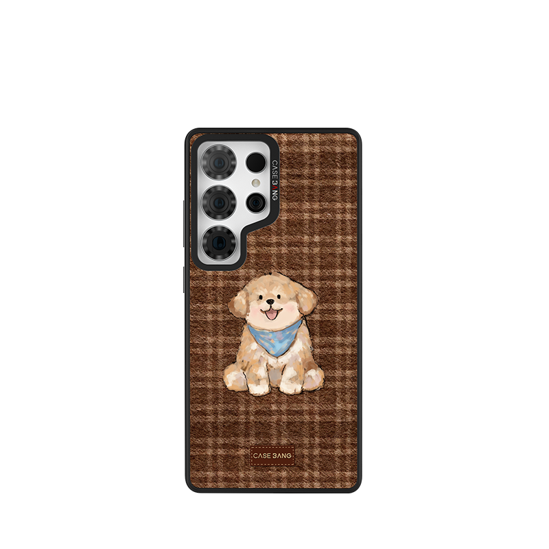 Felt Puppy Snap-On Case Samsung S26 Ultra full case