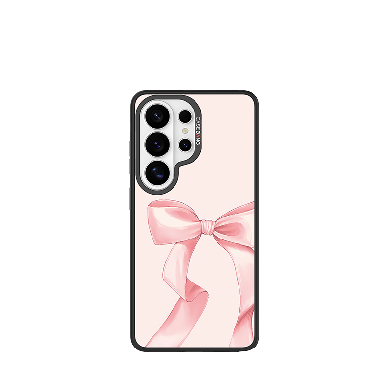 Silk Bow Snap-On Phone Case Samsung S26 Ultra full case